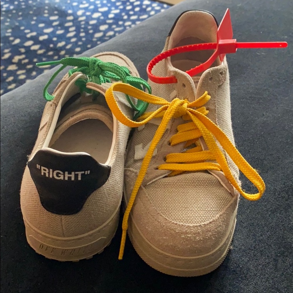 Women’s off white tennis sneakers - Picture 3 of 13